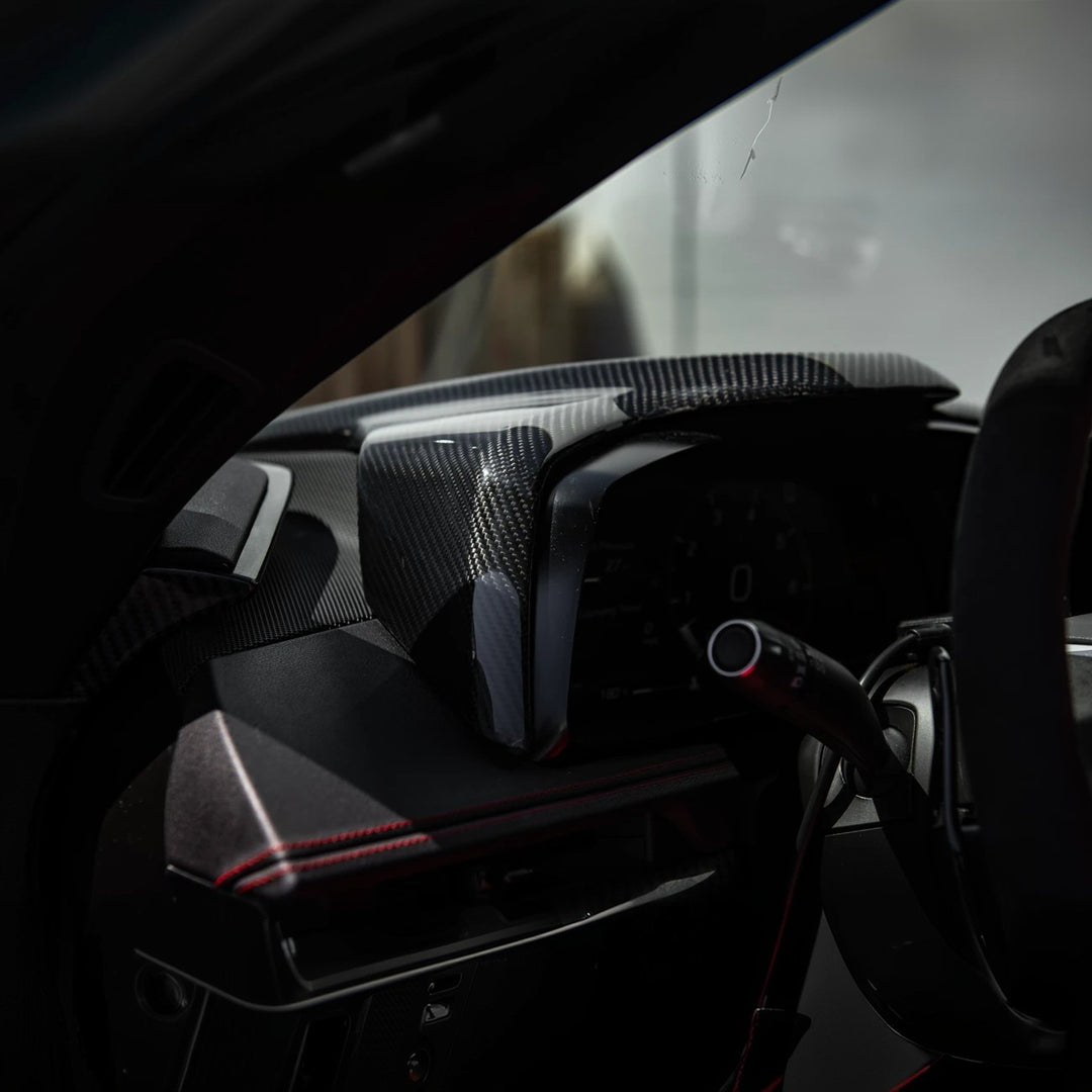 2020-25 Corvette C8 | DRY CARBON FIBER Replacement Upper Dash Instrument Panel
