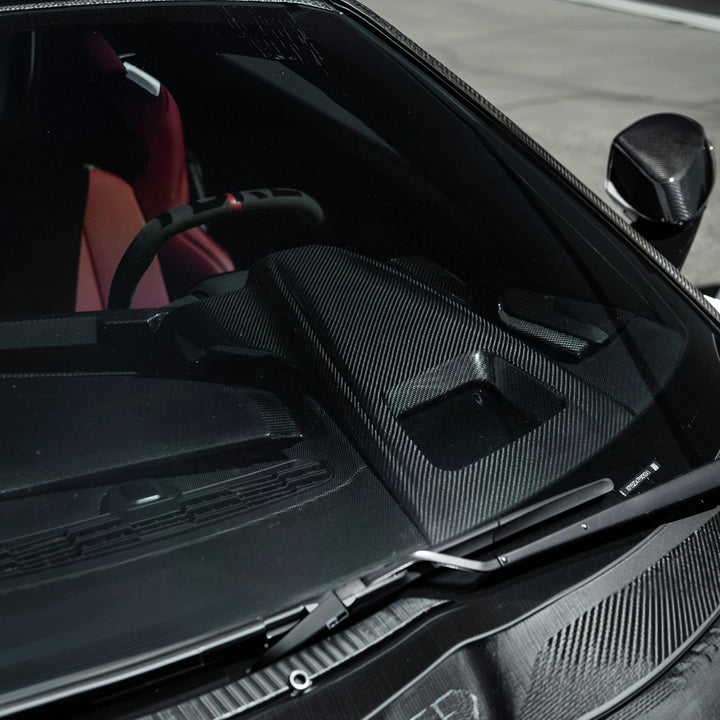 2020-25 Corvette C8 | DRY CARBON FIBER Replacement Upper Dash Instrument Panel