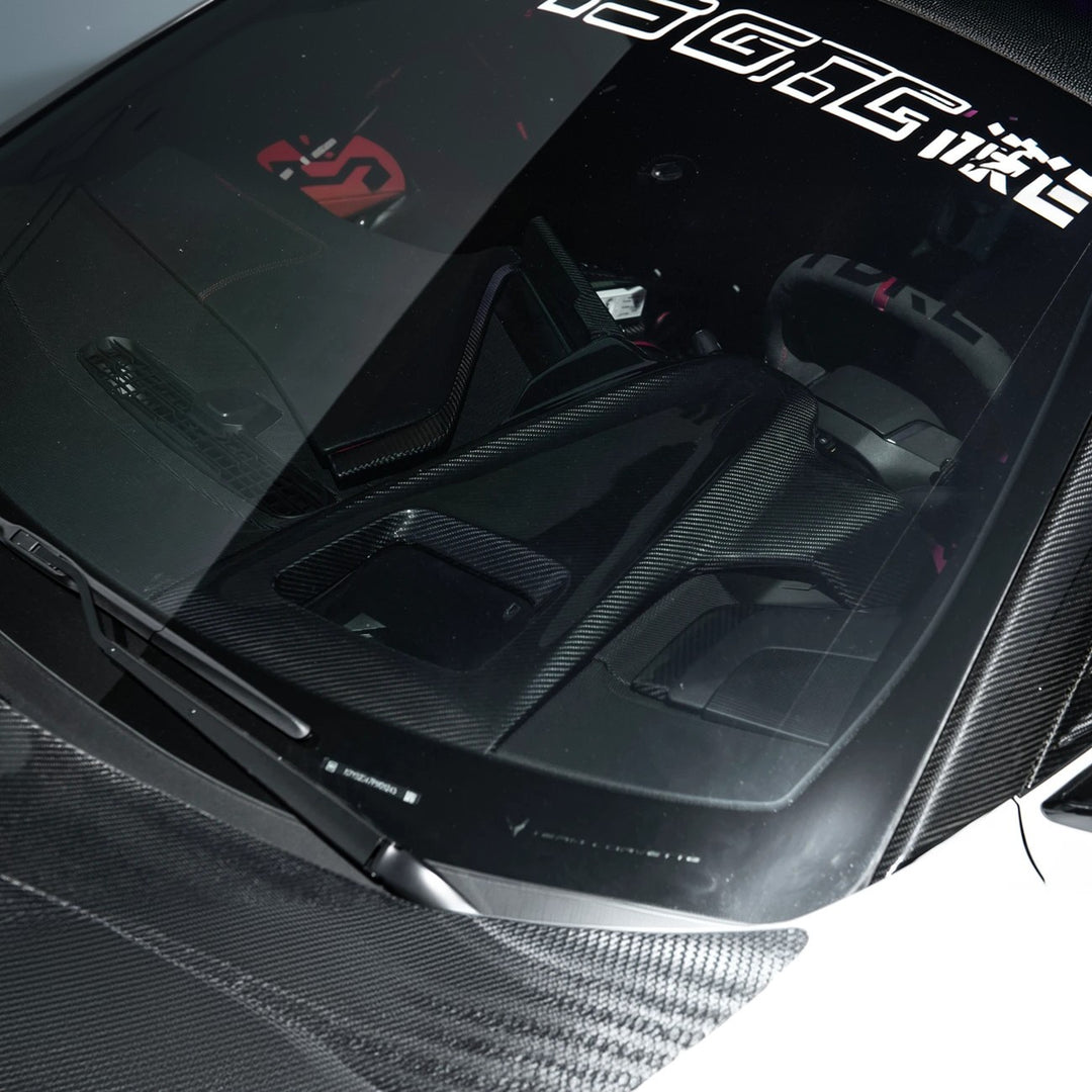 2020-25 Corvette C8 | DRY CARBON FIBER Replacement Upper Dash Instrument Panel