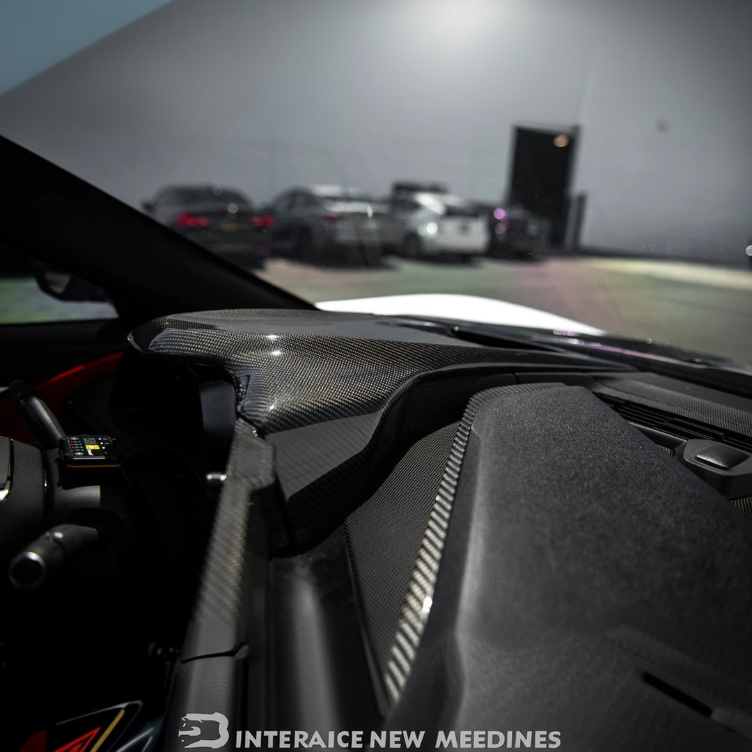 2020-25 Corvette C8 | DRY CARBON FIBER Replacement Upper Dash Instrument Panel