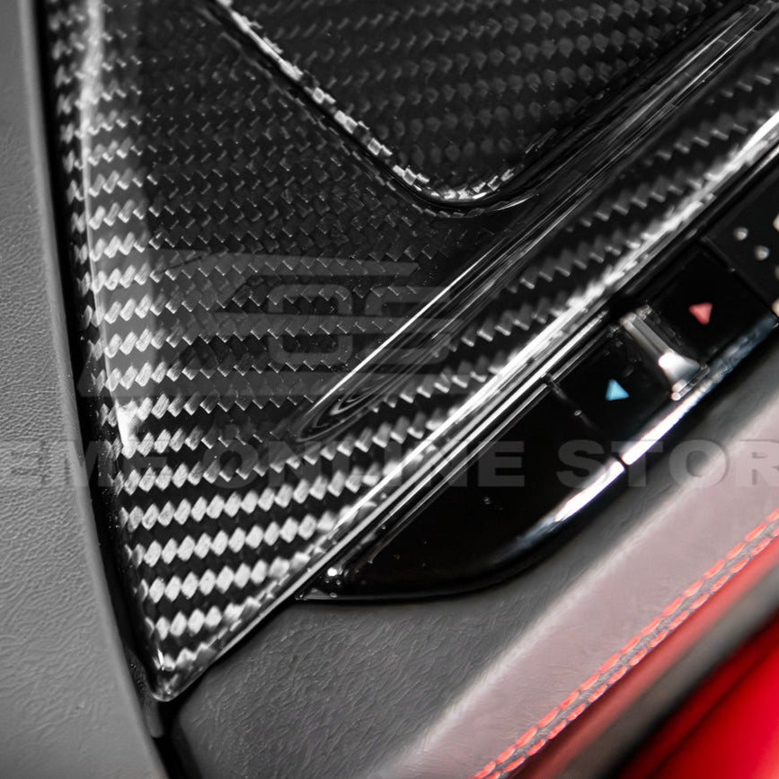 Corvette C8 DRY CARBON FIBER Center Console w/ Switch Trim Cover