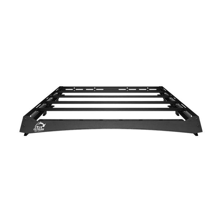 2018-Up Jeep Wrangler | Carbon Steel Black Half-Length Roof Cargo Rack Ladder