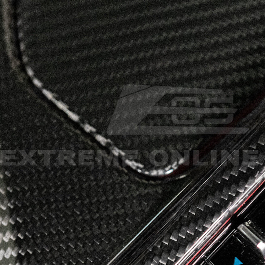 Corvette C8 DRY CARBON FIBER Center Console w/ Switch Trim Cover