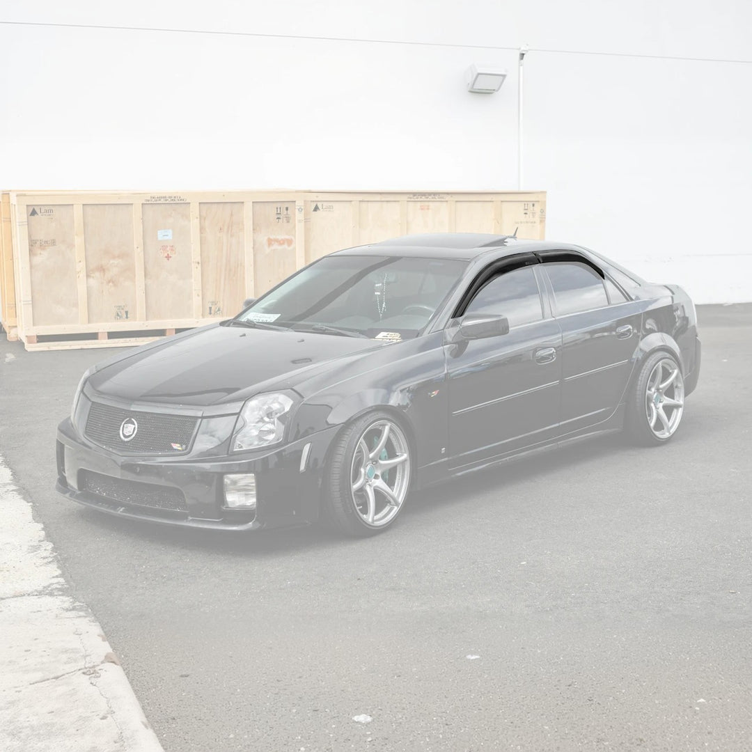 2003-08 Cadillac CTS Smoke Tinted Side Vent Window Rain Deflectors