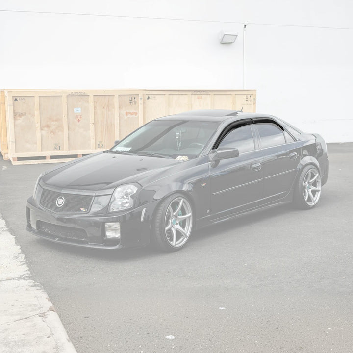 2003-08 Cadillac CTS Smoke Tinted Side Vent Window Rain Deflectors