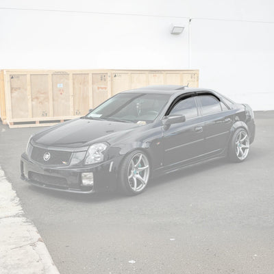 2003-08 Cadillac CTS Smoke Tinted Side Vent Window Rain Deflectors