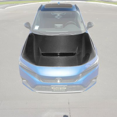 2022-Up Honda Civic Type-R Package Carbon Fiber Front Vented hood