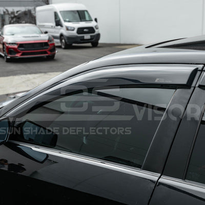 2003-08 Cadillac CTS Smoke Tinted Side Vent Window Rain Deflectors
