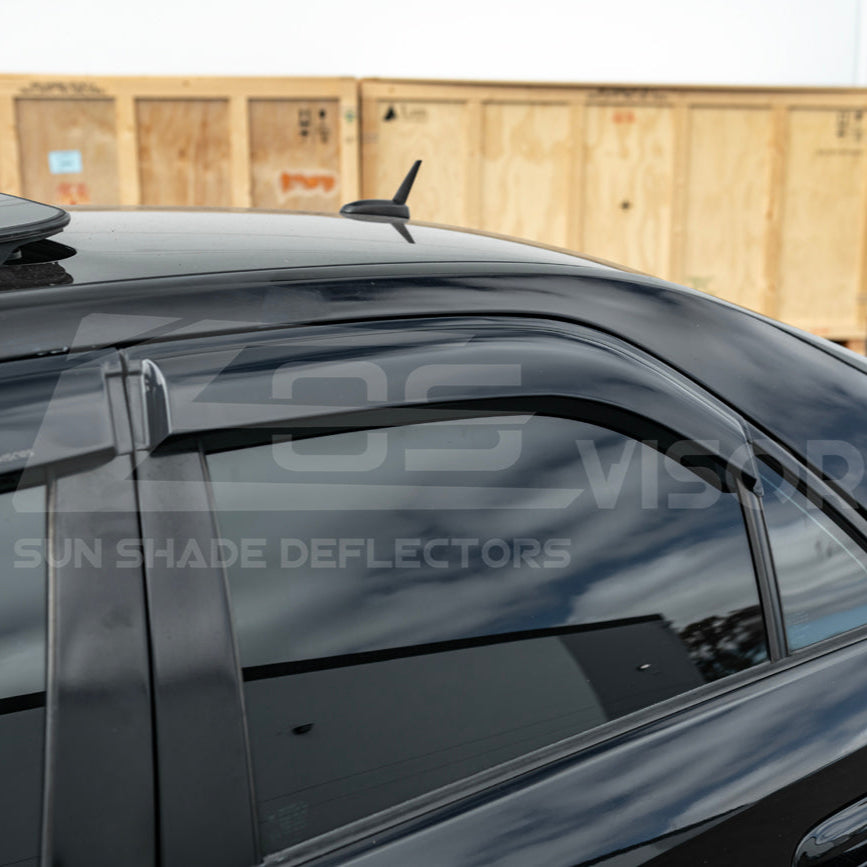 2003-08 Cadillac CTS Smoke Tinted Side Vent Window Rain Deflectors