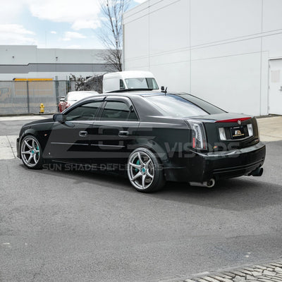 2003-08 Cadillac CTS Smoke Tinted Side Vent Window Rain Deflectors
