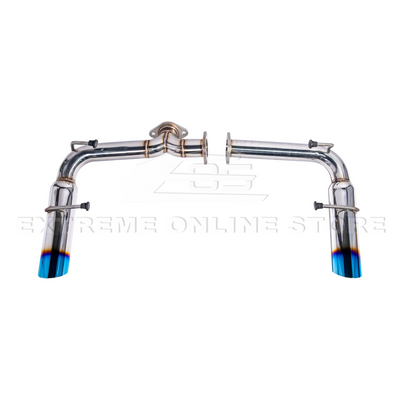 2022-Present Toyota GR86 Subaru BRZ Muffler Delete Burnt Tip Cat Back Exhaust
