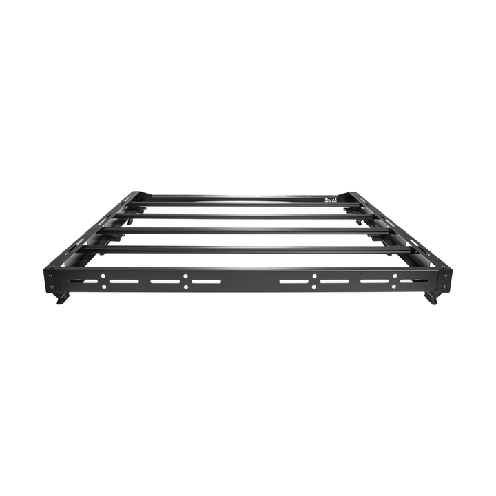 2018-Up Jeep Wrangler | Carbon Steel Black Half-Length Roof Cargo Rack Ladder