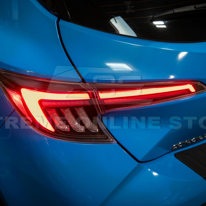 2019-Up Corolla Hatchback GR Sequential Signal LED Clear Rear Taillights