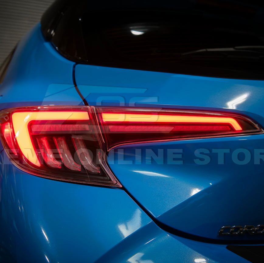 2019-Up Corolla Hatchback GR Sequential Signal LED Clear Rear Taillights