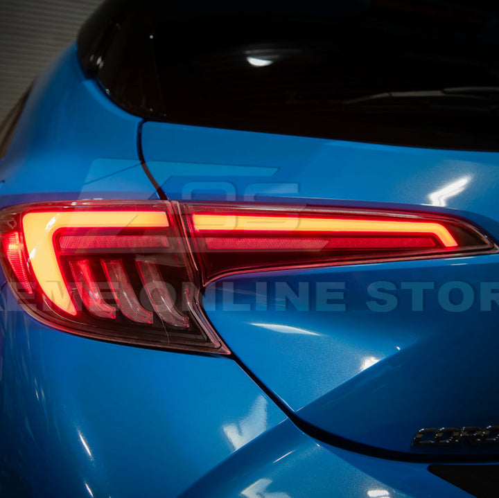 2019-Up Corolla Hatchback GR Sequential Signal LED Clear Rear Taillights