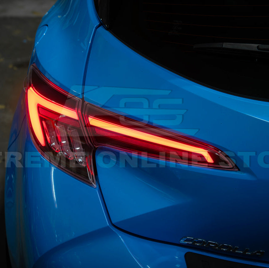 2019-Up Corolla Hatchback GR Sequential Signal LED Clear Rear Taillights