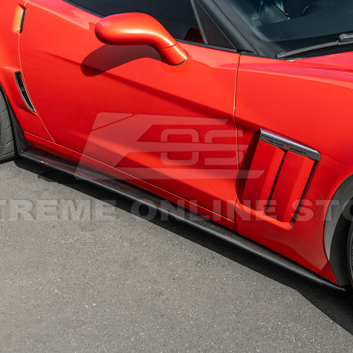 Corvette C6 Grand Sport / Z06 Front Splitter Lip &amp; Side Skirts Rocker Panels