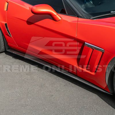 Corvette C6 Grand Sport / Z06 Front Splitter Lip & Side Skirts Rocker Panels