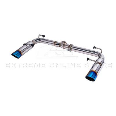 2022-Present Toyota GR86 Subaru BRZ Muffler Delete Burnt Tip Cat Back Exhaust