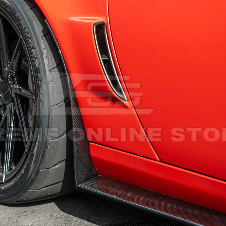 Corvette C6 Grand Sport / Z06 Front Splitter Lip &amp; Side Skirts Rocker Panels