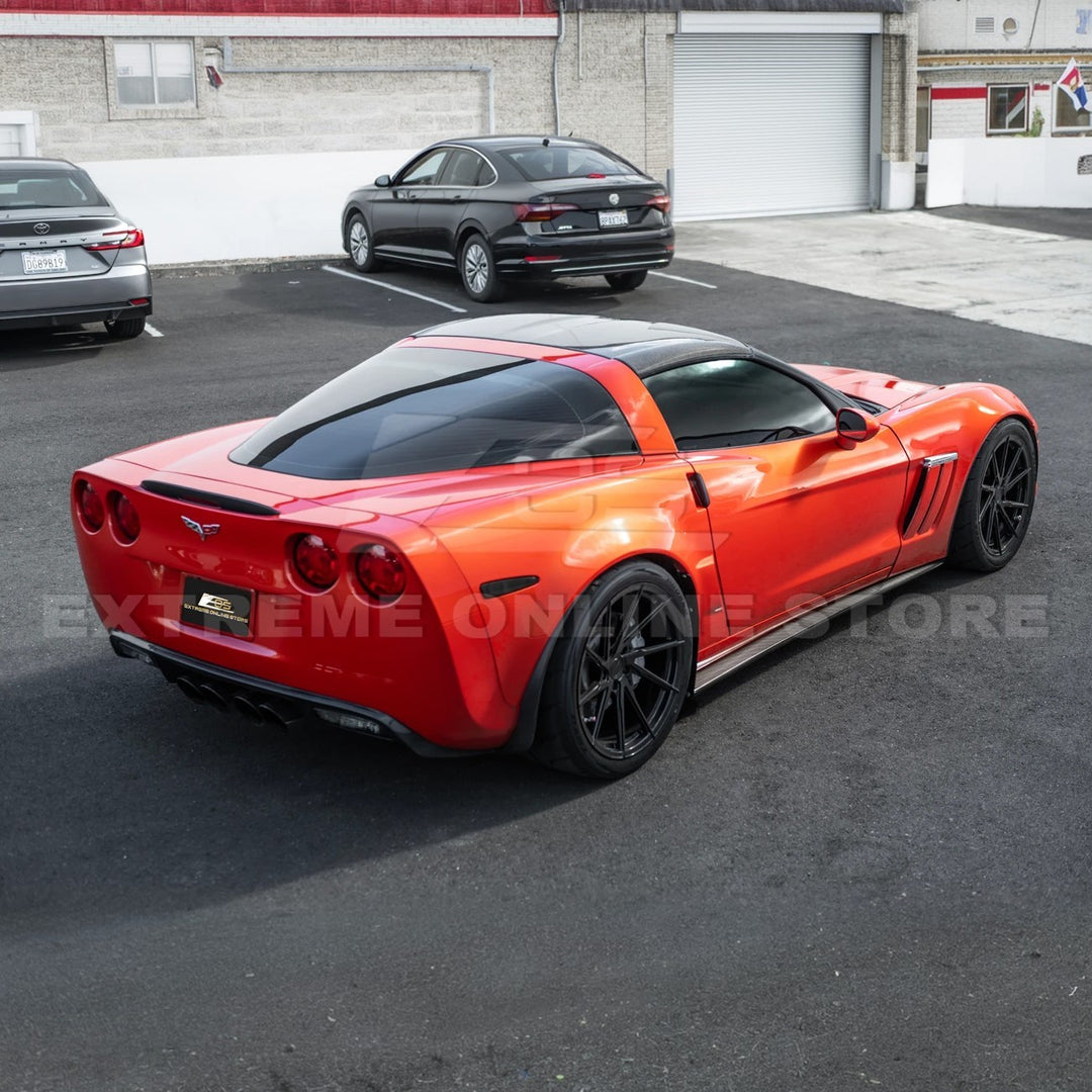 Corvette C6 Grand Sport / Z06 Front Splitter Lip &amp; Side Skirts Rocker Panels