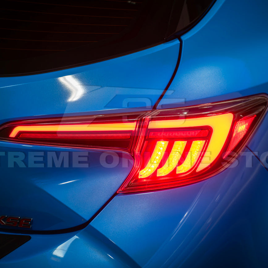 2019-Up Corolla Hatchback GR Sequential Signal LED Clear Rear Taillights