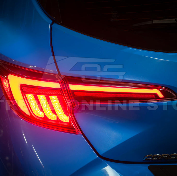 2019-Up Corolla Hatchback GR Sequential Signal LED Clear Rear Taillights