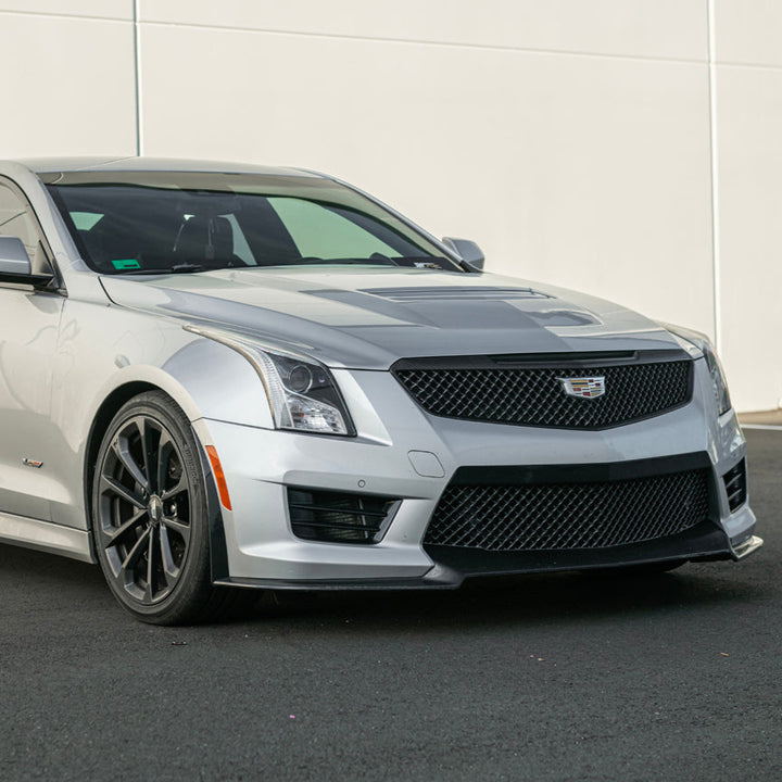 2016-19 Cadillac ATS-V Track Package Dry carbon Fiber Front Lip &amp; Side Wheel Arch