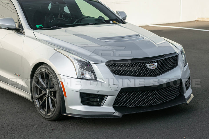 2016-19 Cadillac ATS-V Track Package Dry carbon Fiber Front Lip &amp; Side Wheel Arch