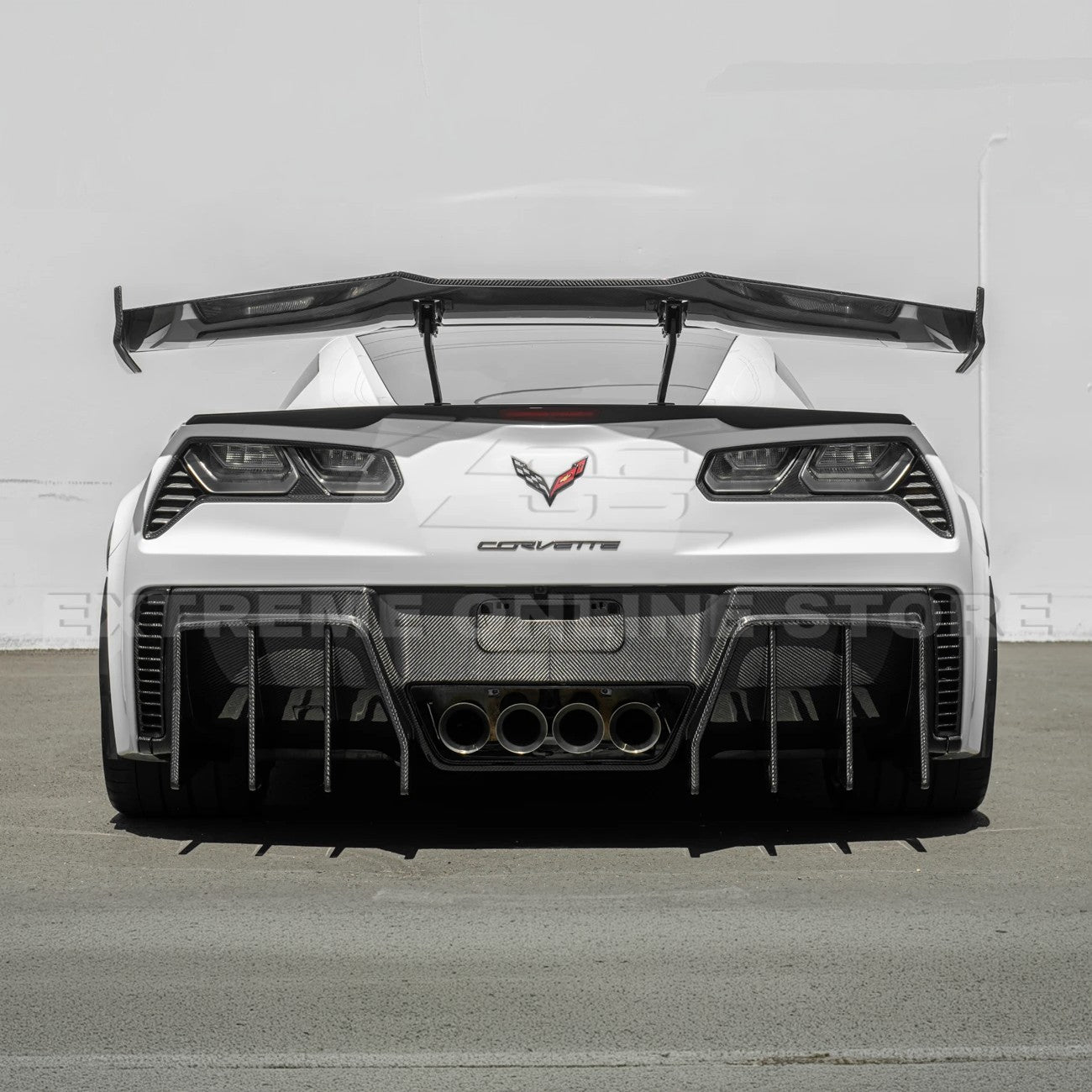 Corvette C7 ZTK Extended Conversion High Wing Rear Spoiler