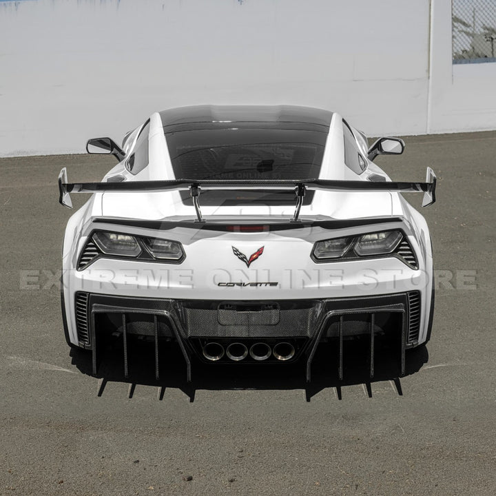 Corvette C7 ZR1 ZTK Conversion Extended Rear Spoiler High Wing