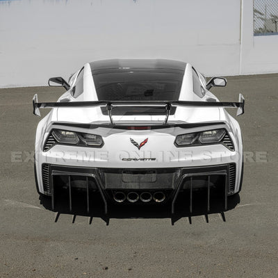 Corvette C7 ZR1 ZTK Conversion Extended Rear Spoiler High Wing