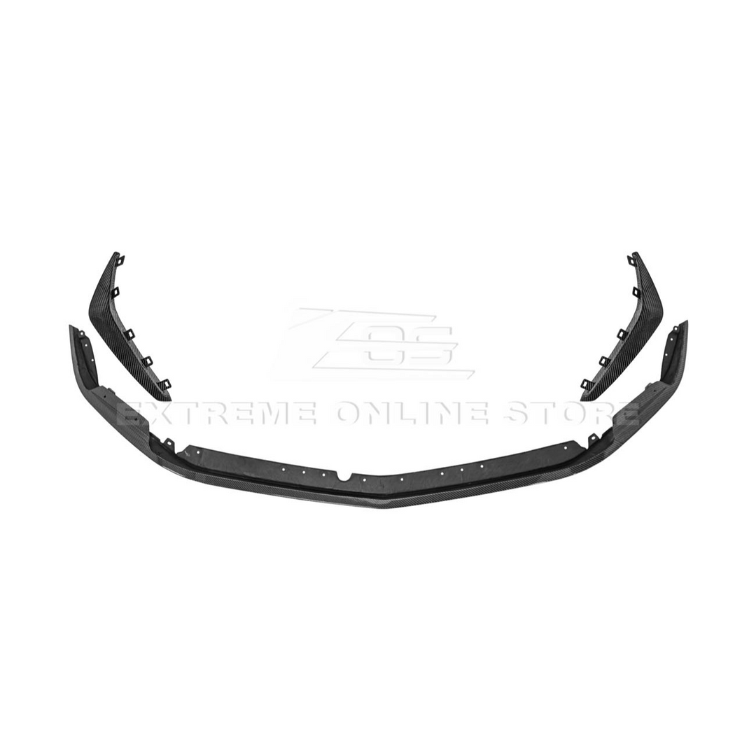 2020-Up Cadillac CT4-V Blackwing Front Lip Splitter &amp; Carnards