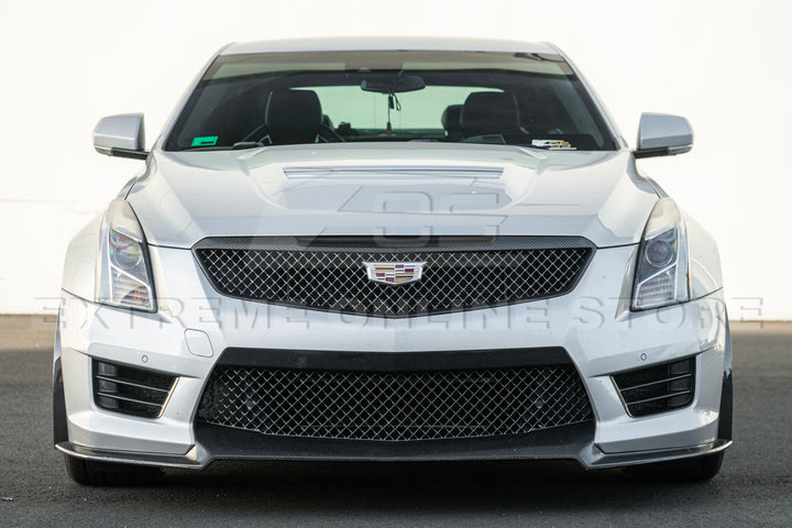2016-19 Cadillac ATS-V Track Package Dry carbon Fiber Front Lip &amp; Side Wheel Arch