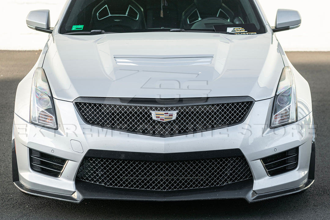 2016-19 Cadillac ATS-V Track Package Dry carbon Fiber Front Lip &amp; Side Wheel Arch