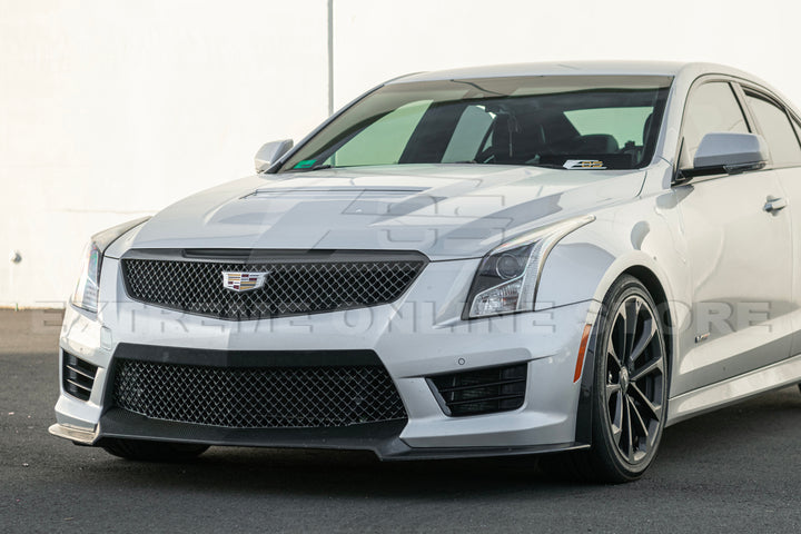2016-19 Cadillac ATS-V Track Package Dry carbon Fiber Front Lip &amp; Side Wheel Arch