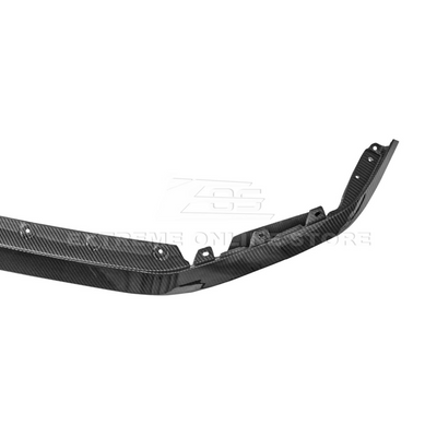 2020-Up Cadillac CT4-V Blackwing Front Lip Splitter & Carnards