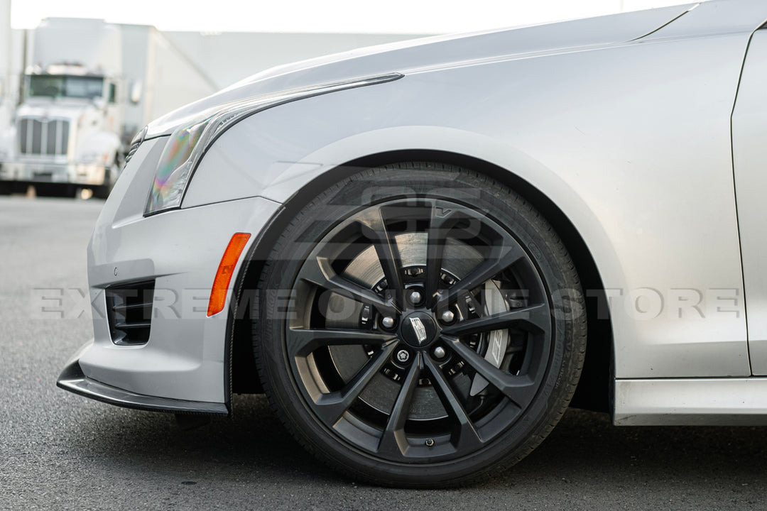 2016-19 Cadillac ATS-V Track Package Dry carbon Fiber Front Lip &amp; Side Wheel Arch