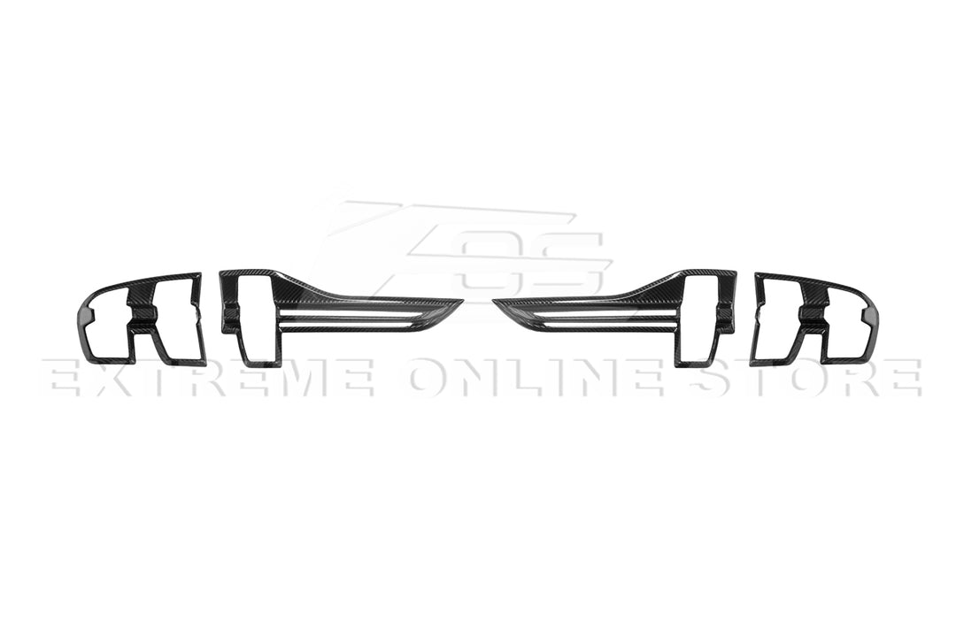 2021+ Ford Mustang Mach-E DRY Carbon Fiber Rear Tail Light Bezel Cover