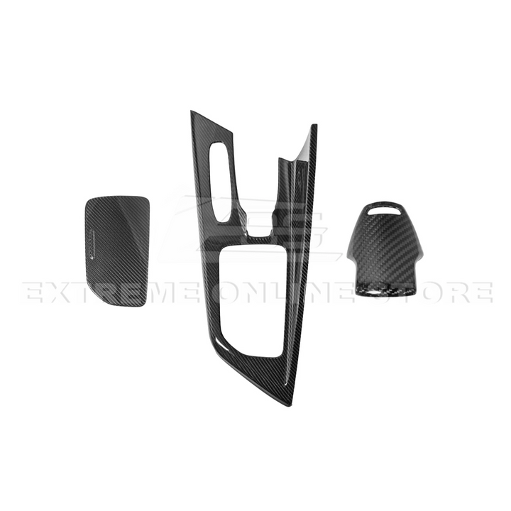 Corvette C8 DRY CARBON FIBER Center Console w/ Switch Trim Cover