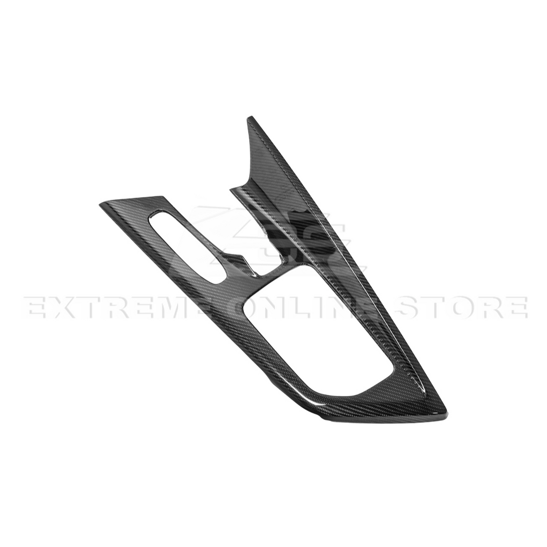 Corvette C8 DRY CARBON FIBER Center Console w/ Switch Trim Cover