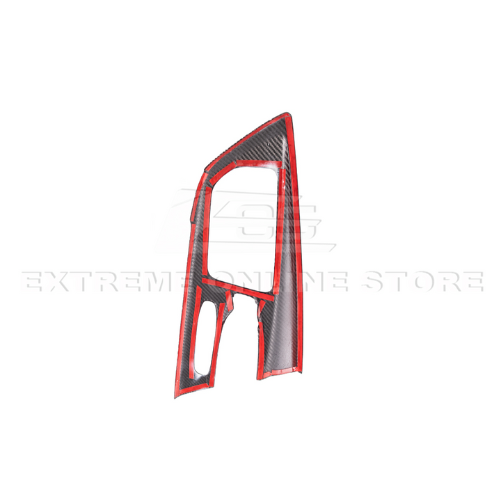 Corvette C8 DRY CARBON FIBER Center Console w/ Switch Trim Cover