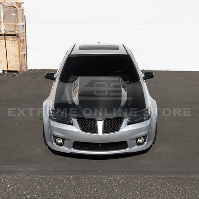 2008-09 Pontiac G8 CARBON FIBER Replacement Front Bumper Cowl Hood Cover