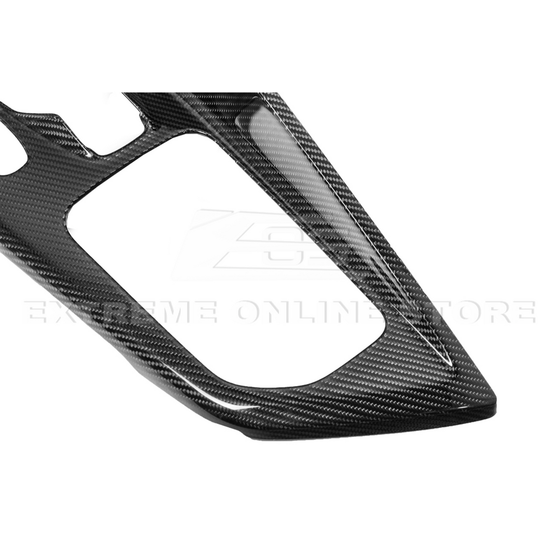 Corvette C8 DRY CARBON FIBER Center Console w/ Switch Trim Cover