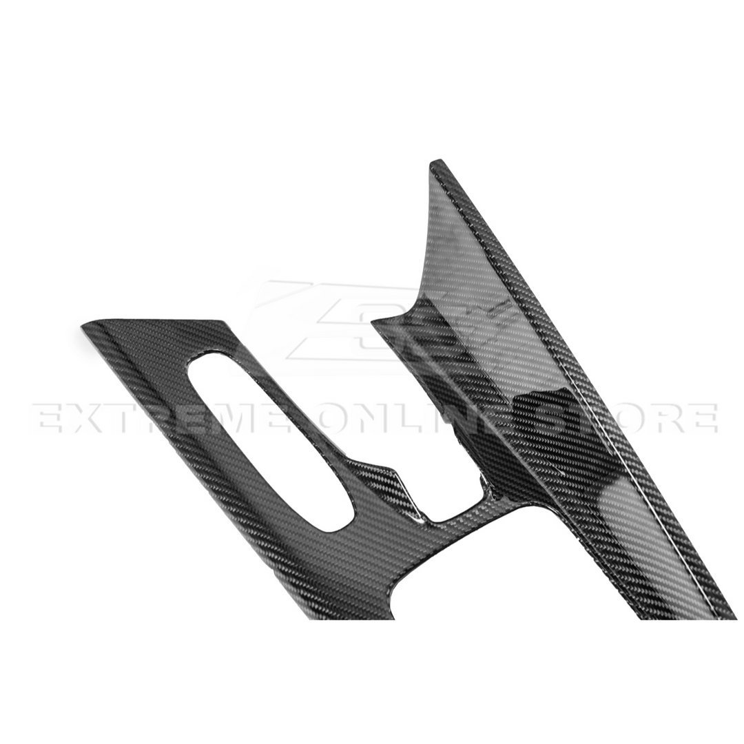 Corvette C8 DRY CARBON FIBER Center Console w/ Switch Trim Cover