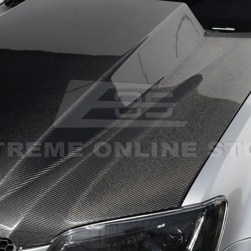 2008-09 Pontiac G8 CARBON FIBER Replacement Front Bumper Cowl Hood Cover