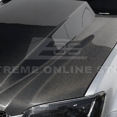 2008-09 Pontiac G8 CARBON FIBER Replacement Front Bumper Cowl Hood Cover