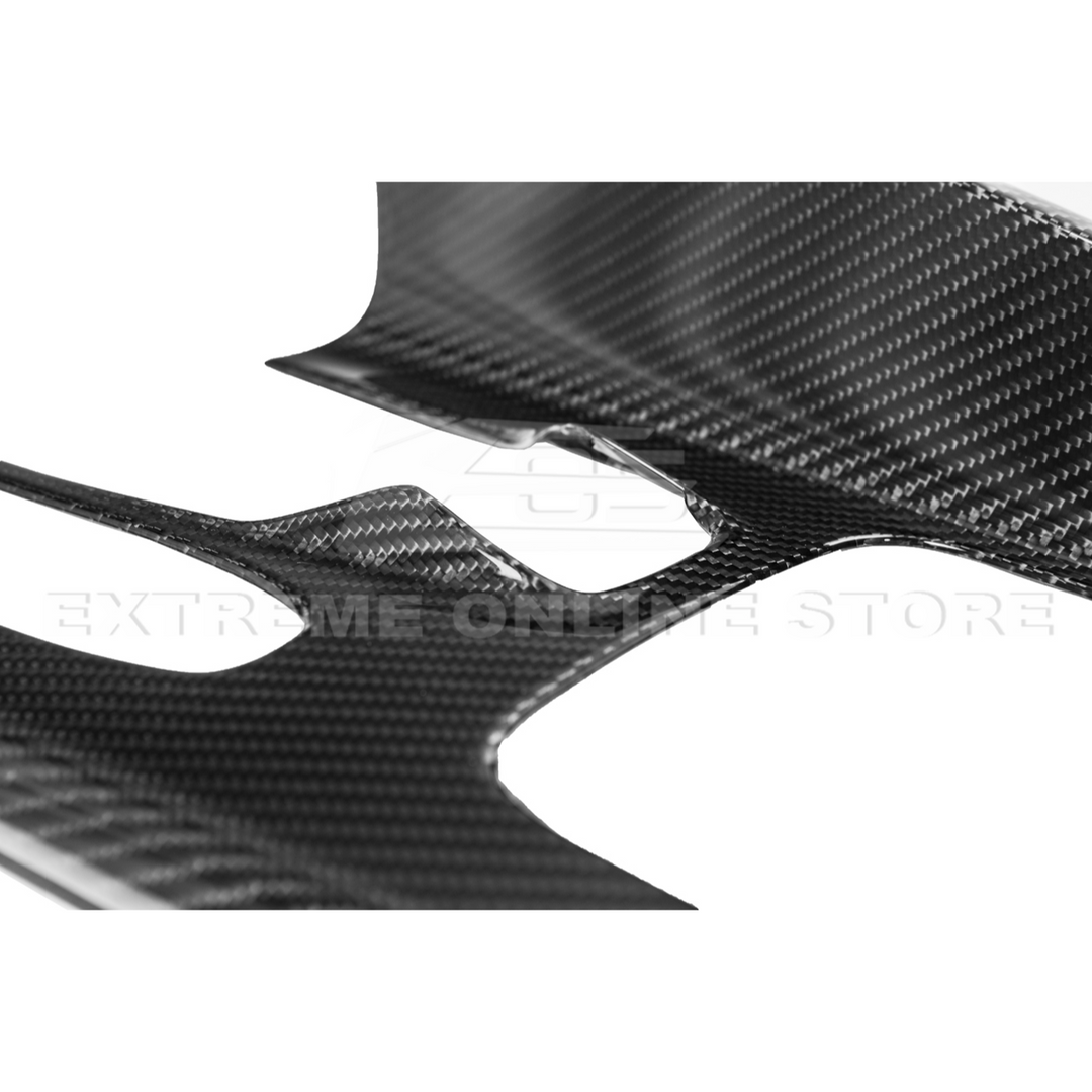 Corvette C8 DRY CARBON FIBER Center Console w/ Switch Trim Cover