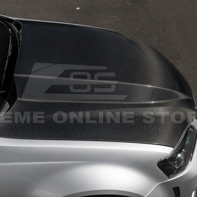 2008-09 Pontiac G8 CARBON FIBER Replacement Front Bumper Cowl Hood Cover