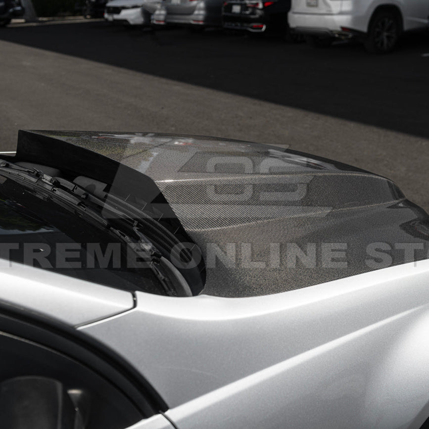 2008-09 Pontiac G8 CARBON FIBER Replacement Front Bumper Cowl Hood Cover